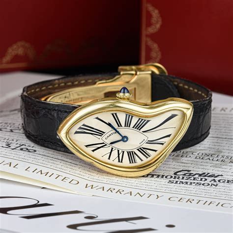 cartier salvador dali watch|cartier crash watch price.